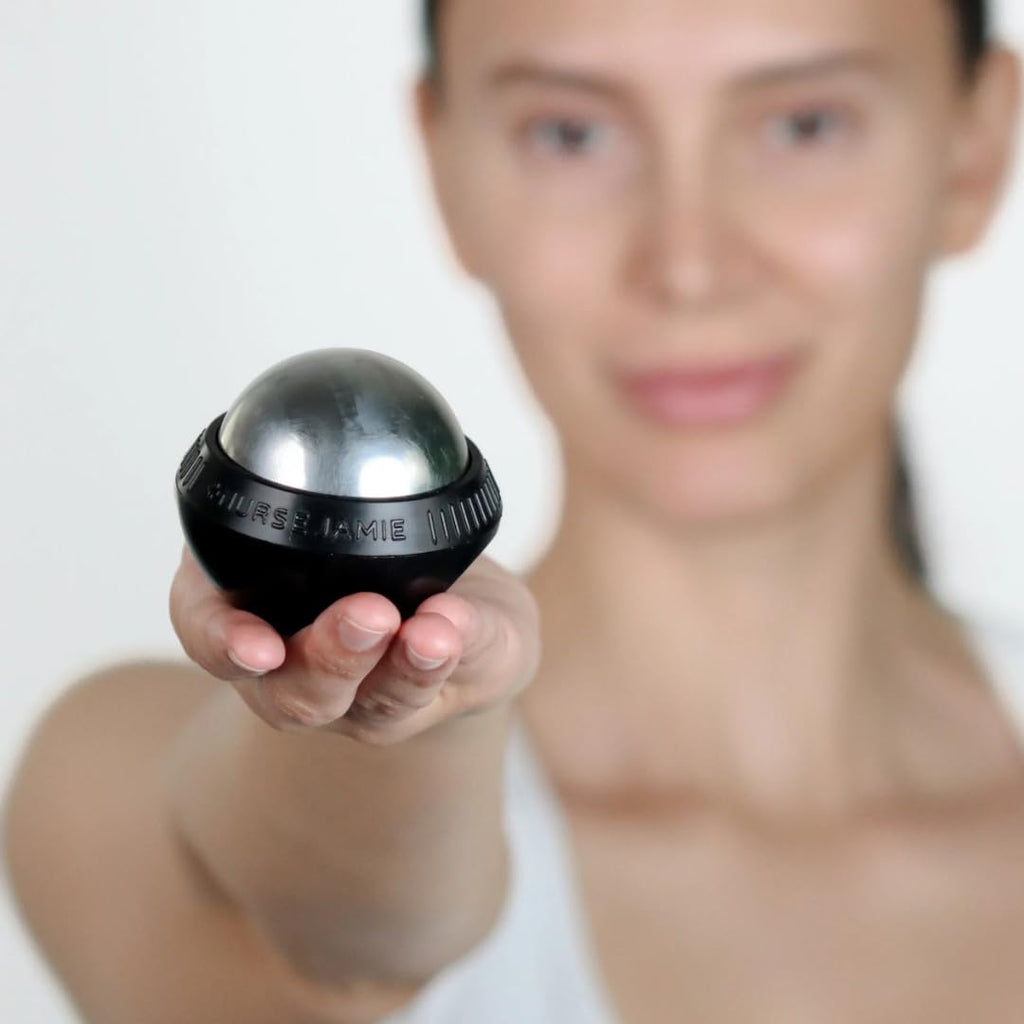 Nurse Jamie Super-Cryo Massaging Orb –Mini- Stainless Steel Cooling Roller for Face & Body Puffiness