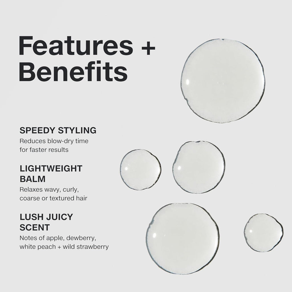 Paul Mitchell Super Skinny Relaxing Balm, Lightweight Formula, Smoothes Texture, Frizzy Hair, 6.8