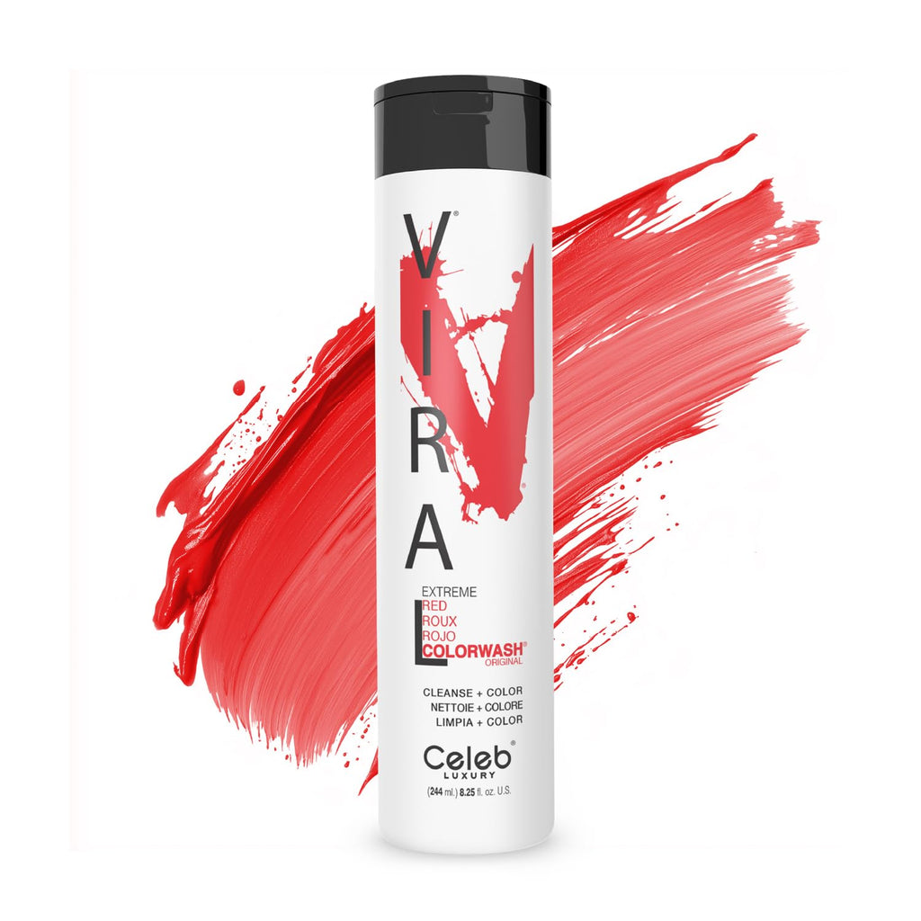 Celeb Luxury Viral Colorwash, Professional Semi-Permanent Hair Color Depositing Shampoo