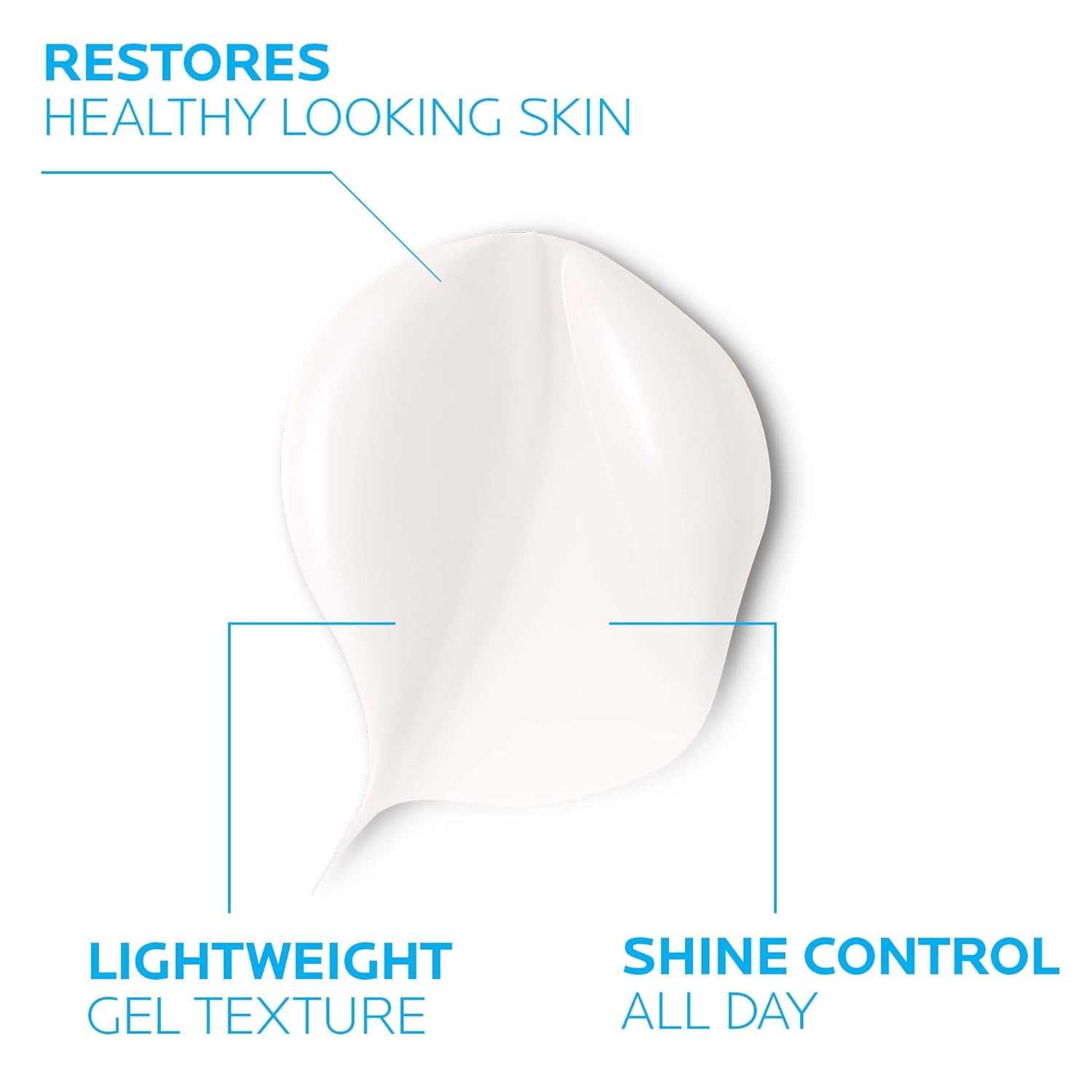 La Roche-Posay Toleriane Double Repair Matte Face Moisturizer, For Oily Skin, Ceramide, Niacinamide