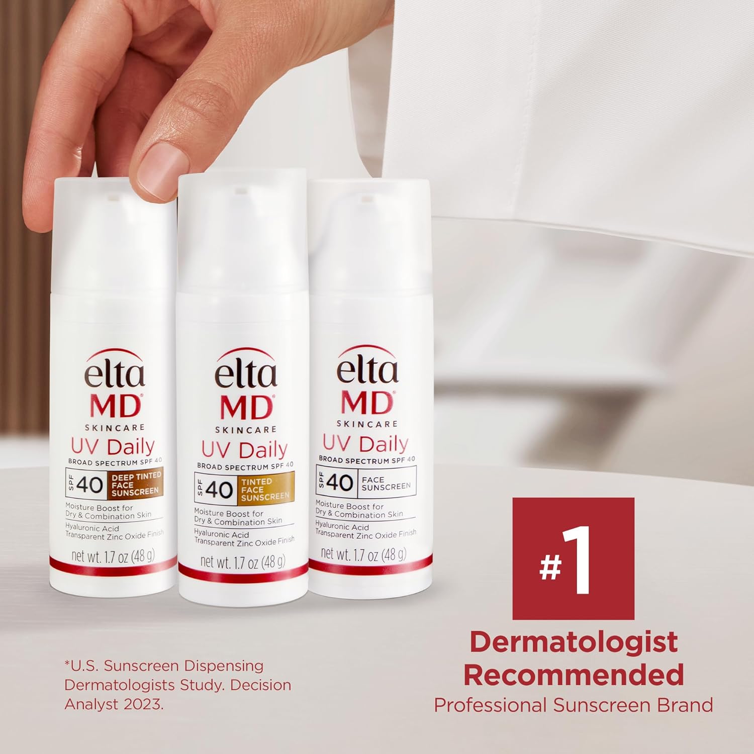 EltaMD UV Daily SPF 40 Face Sunscreen Moisturizer with Zinc Oxide, Daily Face Moisturizer with SPF