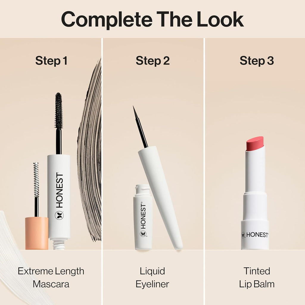 Honest Beauty Longlasting Liquid Eyeliner | Smudge+Flake Proof, Precise Application | Hypoallergenic