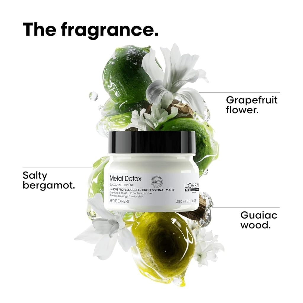 L'Oréal Professionnel Paris Metal Detox Hair Mask - Sulfate-Free Deep Conditioner & Treatment