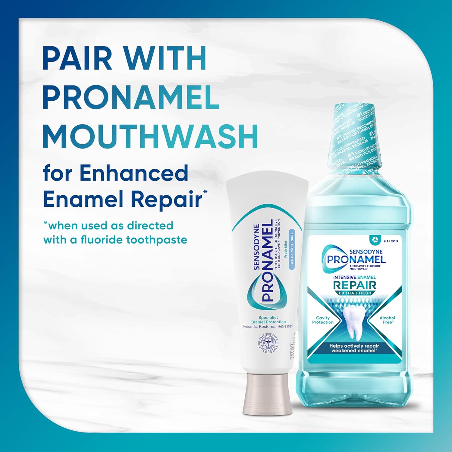 Sensodyne Pronamel Gentle Teeth Whitening Enamel Toothpaste for Sensitivity, to Reharden& Strengthen