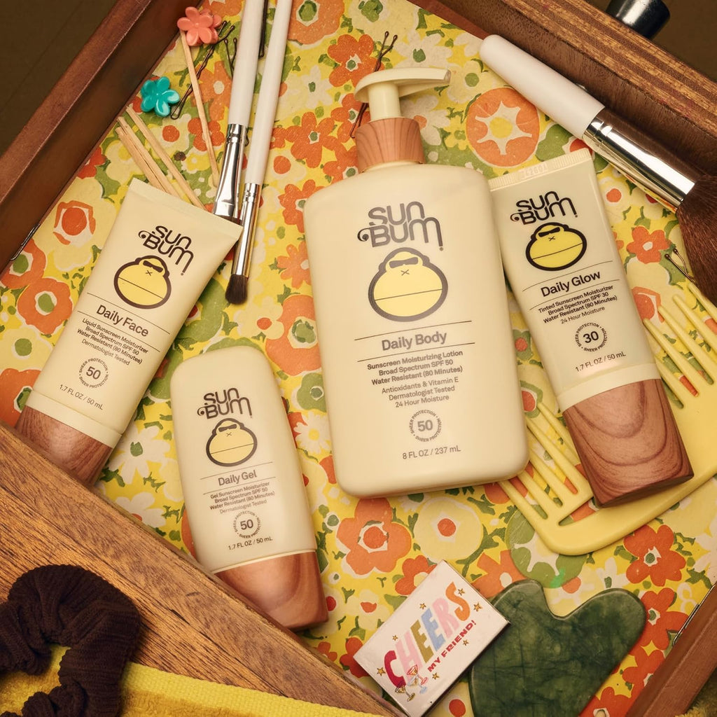 Sun Bum Daily SPF 50 Sunscreen Body Lotion - Broad Spectrum Moisturizing Sunscreen with Vitamin E