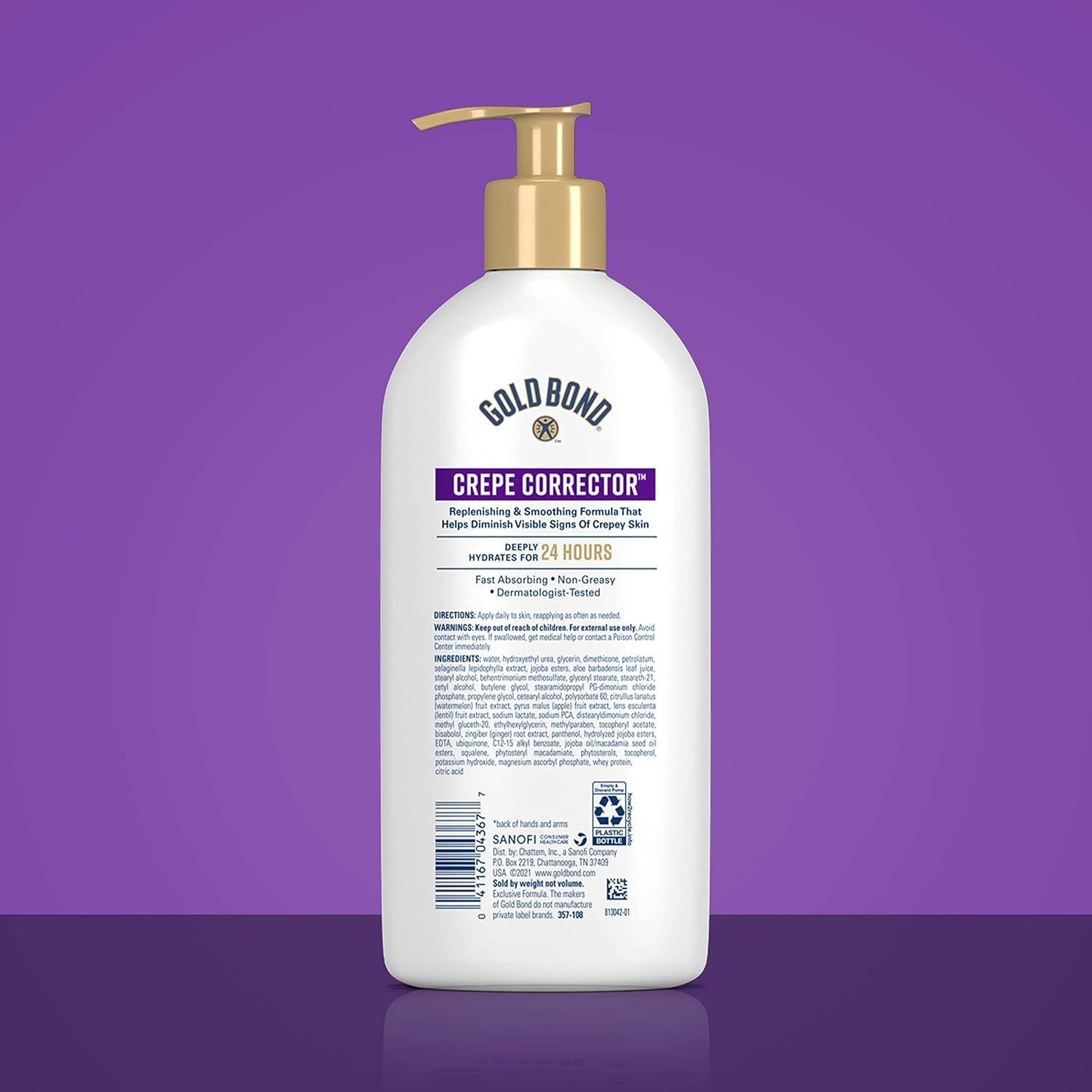 Gold Bond Age Renew Crepe Corrector Body & Face Lotion, Replenishing & Smoothing Formula, 14 oz.
