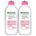 Garnier Micellar Water, Hydrating Facial Cleanser & Makeup Remover, Suitable for Sensitive Skin 2ct