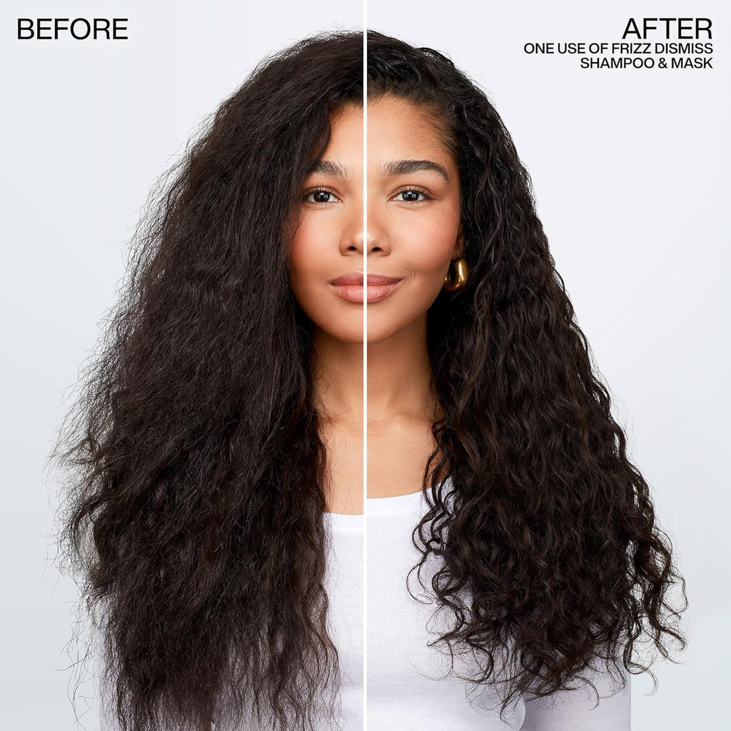 Redken Frizz Dismiss Shampoo | Sulfate Free For Frizzy Hair | Gently Cleanses, Smooths, Adds Shine
