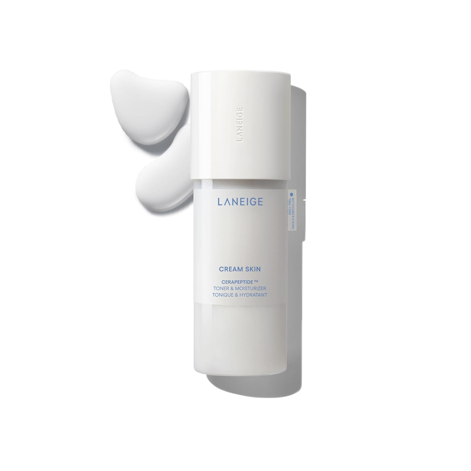 LANEIGE Cream Skin Toner & Moisturizer: Lightweight Korean Milky Toner with Ceramide & Peptide