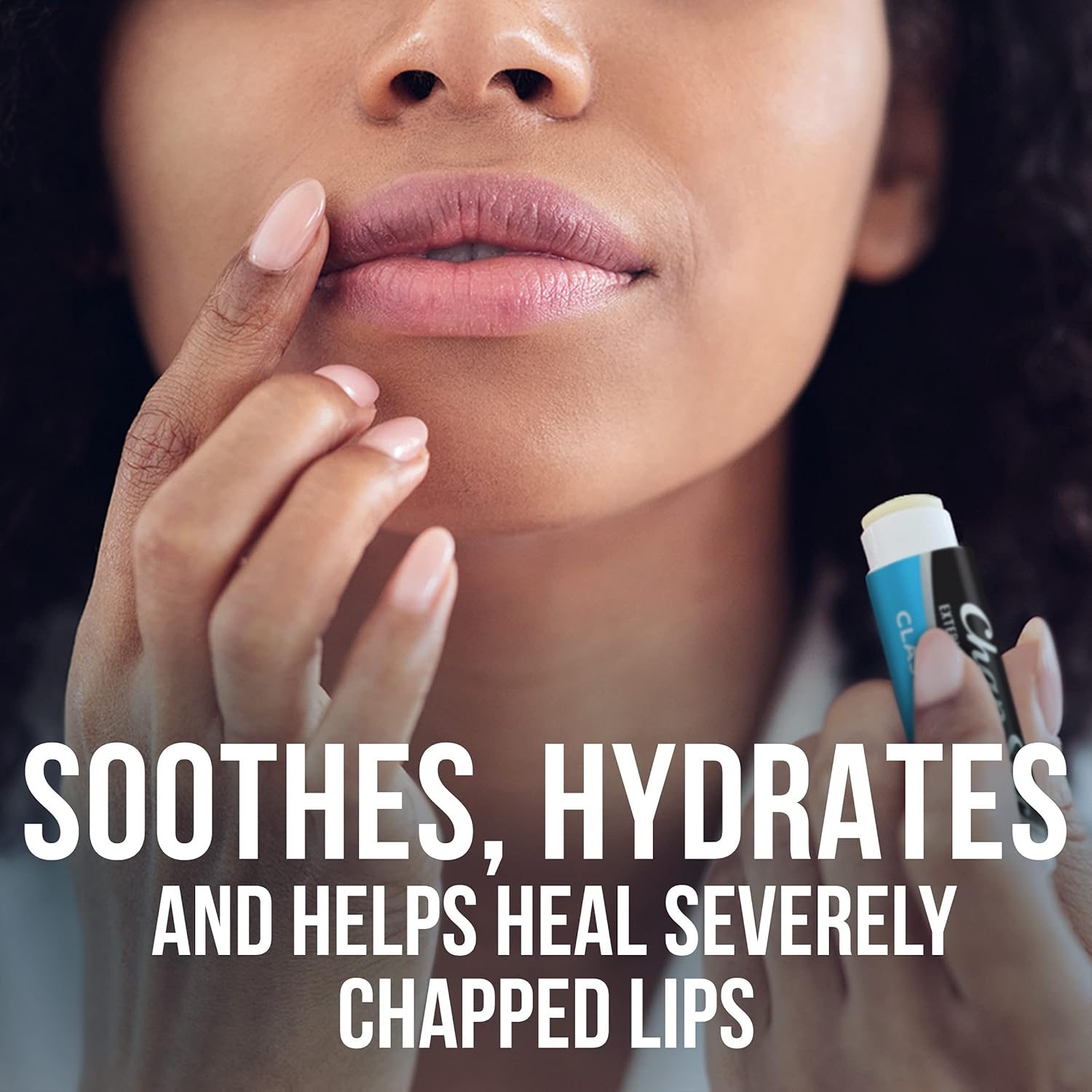 ChapStick Classic Medicated Lip Balm Tubes, Chapped Lips Treatment and Skin Protectant - 12 pack