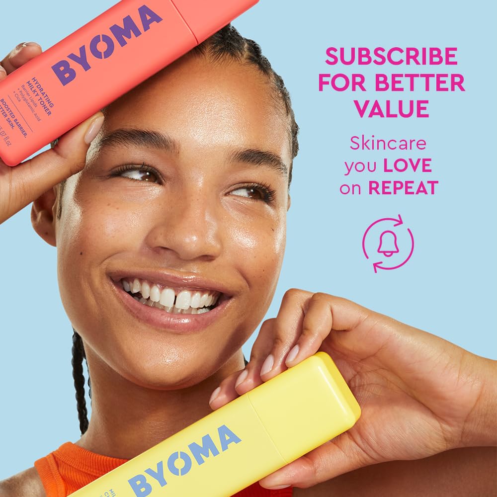 BYOMA Hydrating Serum - Moisturizing Facial Serum with Squalane, Glycerin &Ceramides, Hydrating Glow