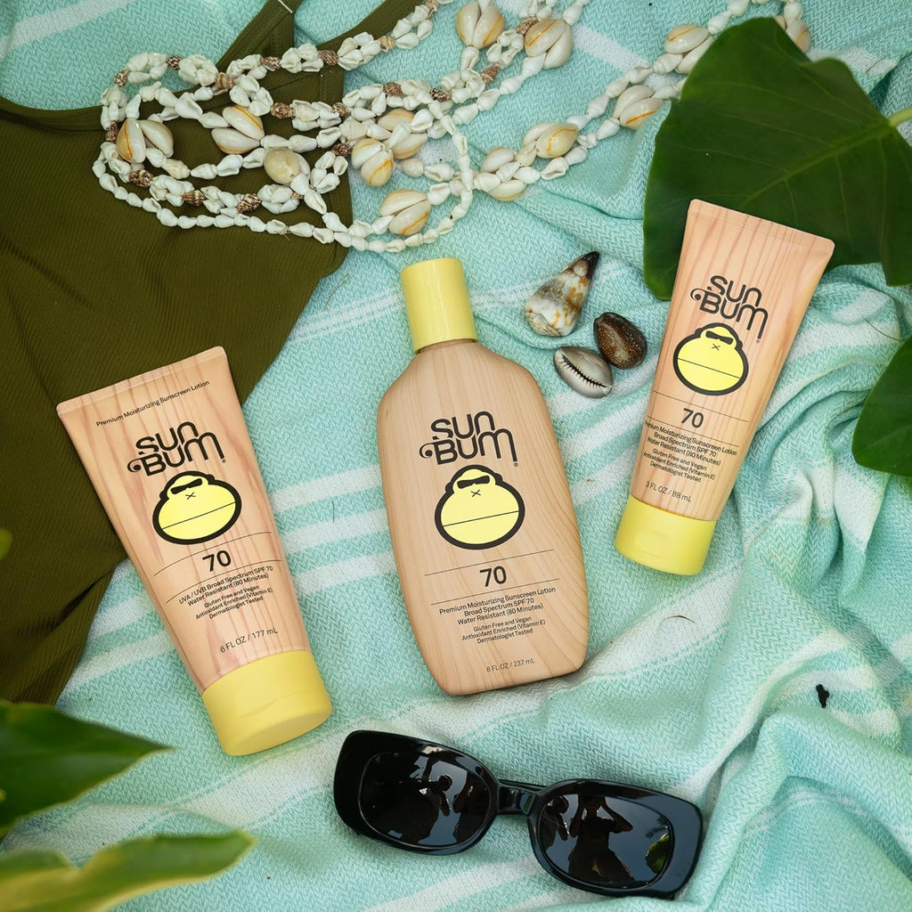 Sun Bum Original SPF 70 Sunscreen Body Lotion - Broad Spectrum Moisturizing Sunscreen with Vitamin E