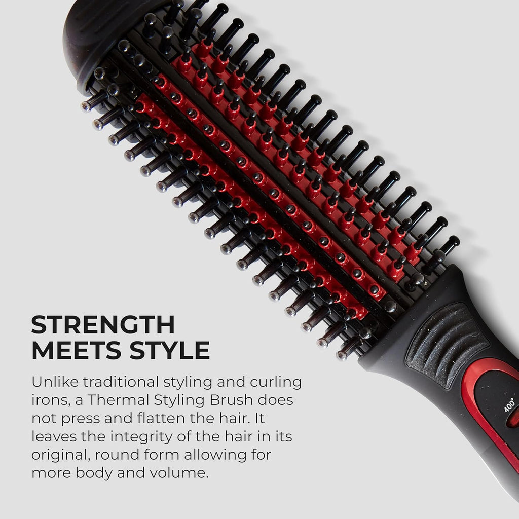 FHI Heat Stylus Thermal Styling Brush — Multi-Functional Thermal Brush for Smoothing, Volumizing