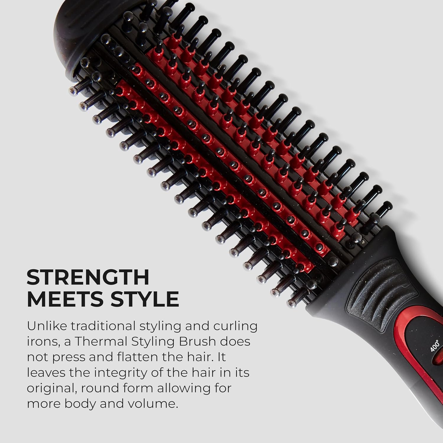 FHI Heat Stylus Thermal Styling Brush — Multi-Functional Thermal Brush for Smoothing, Volumizing