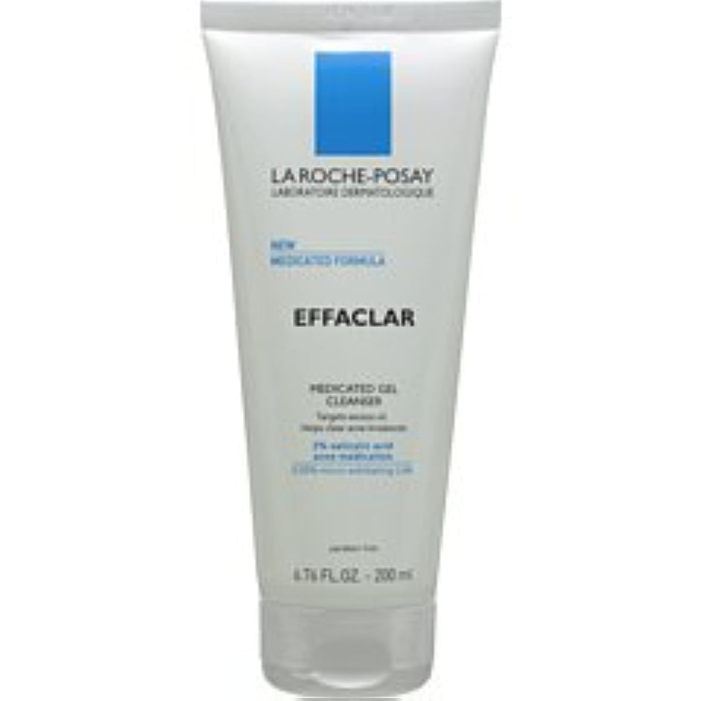 La Roche-Posay Effaclar Medicated Gel Cleanser, 2% Salicylic Acid Cleanser +LHA +Glycerin, Foaming