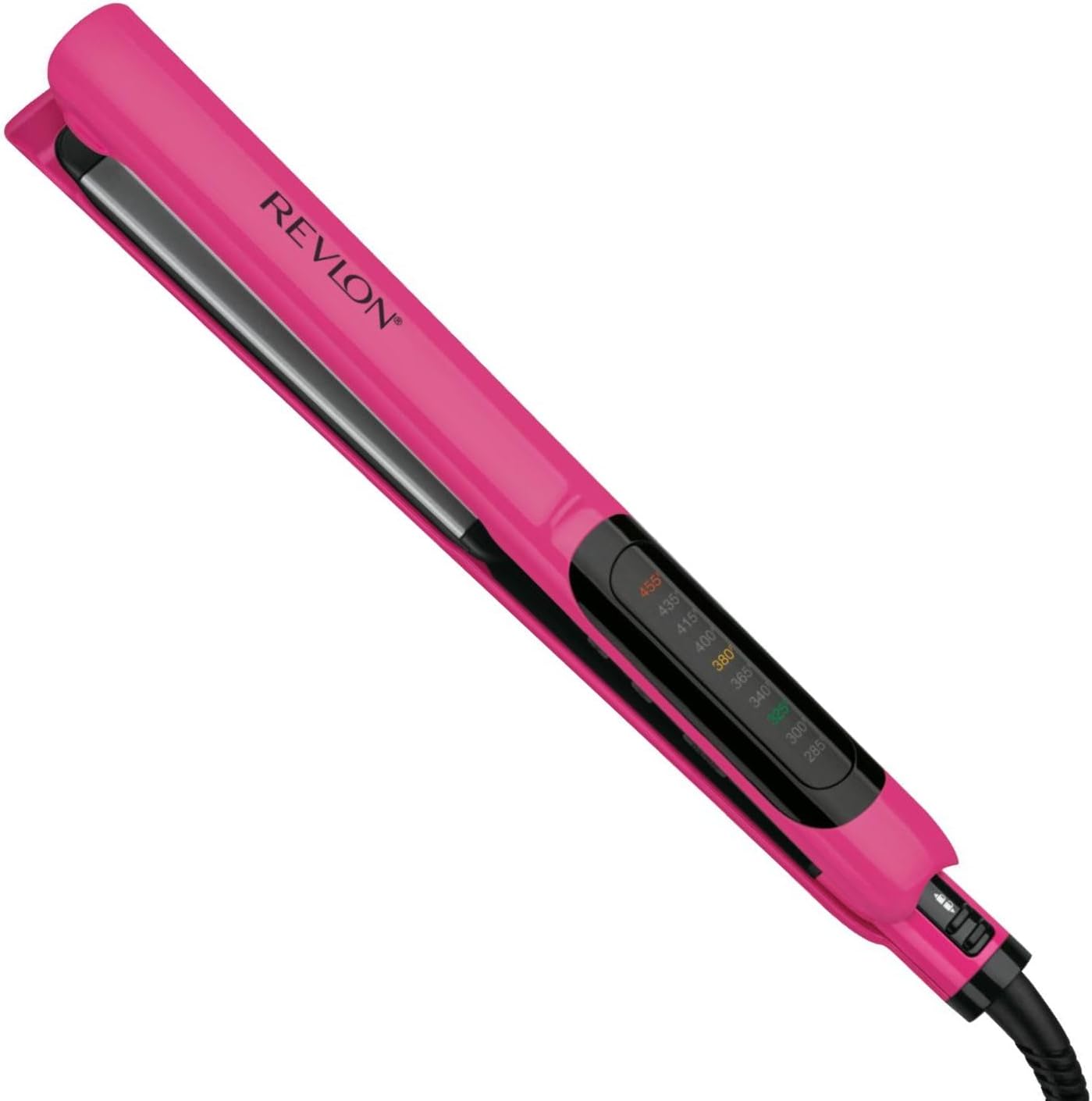 REVLON Ceramic Coated 1 Inch Flat Iron - Hair Straightener Helps Fight Frizz & Enhances Shine