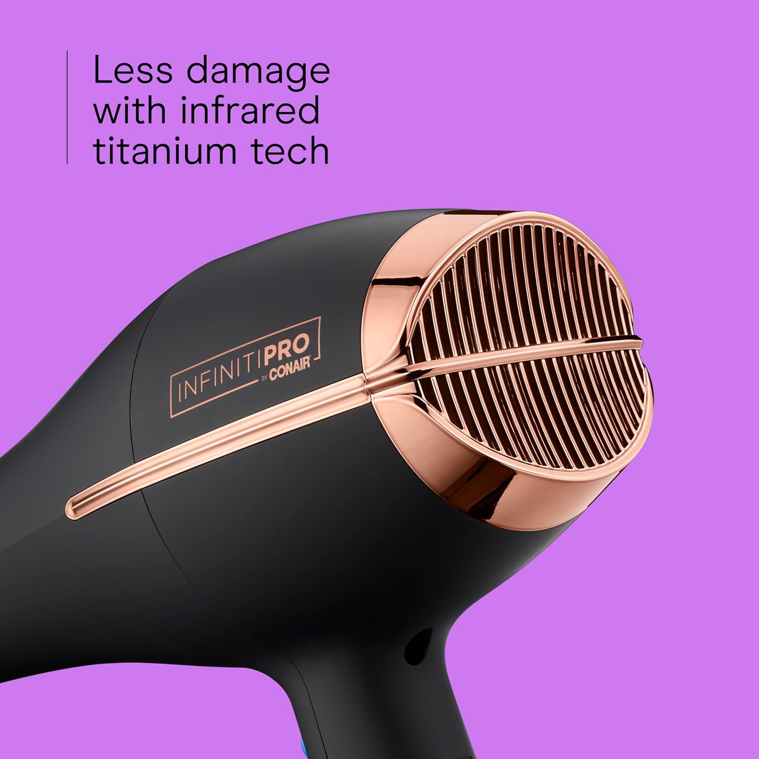 INFINITI PRO CONAIR Hair Dryer, 1875W Blow Dryer with Diffuser and Concentrator, Ceramic Technology
