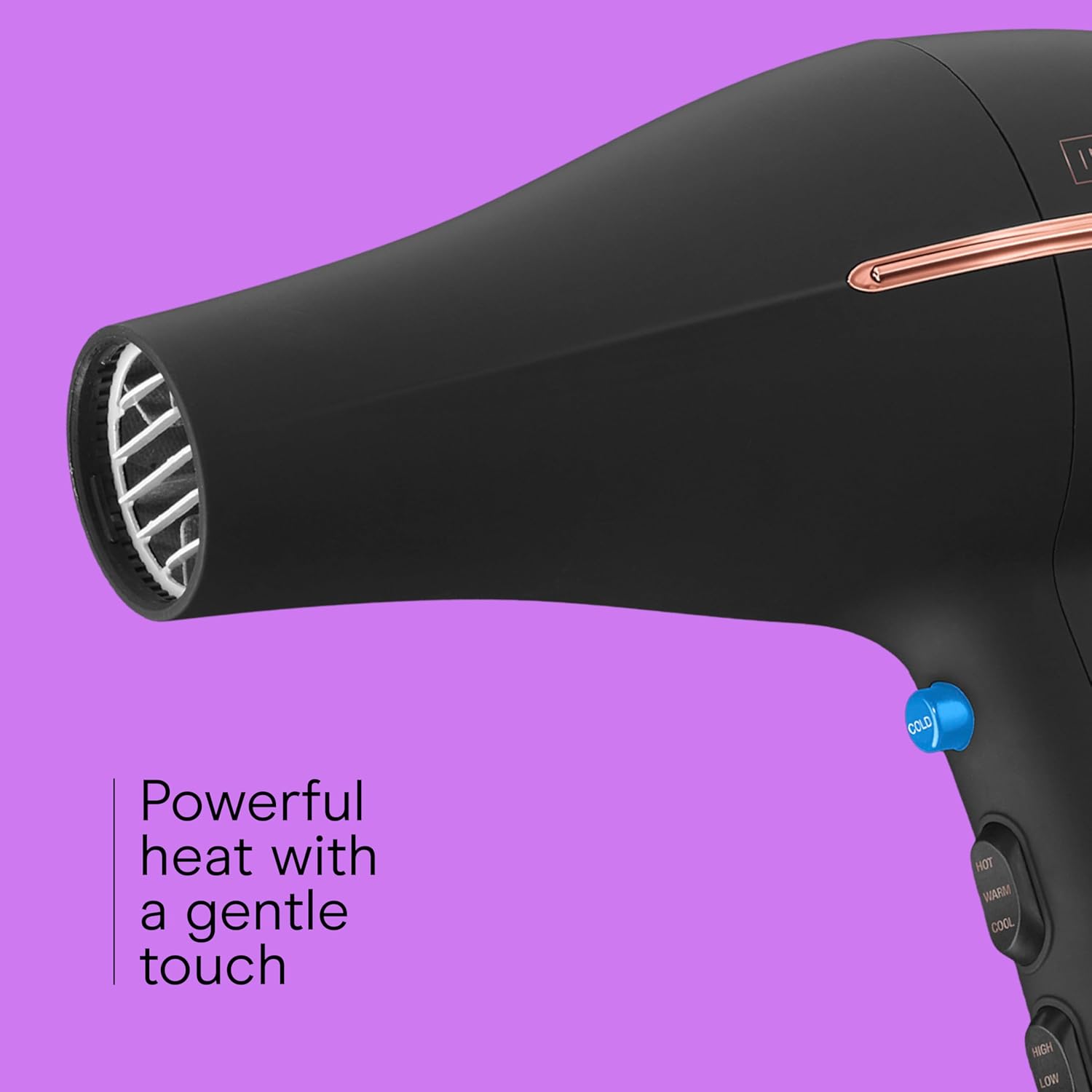 INFINITI PRO CONAIR Hair Dryer, 1875W Blow Dryer with Diffuser and Concentrator, Ceramic Technology