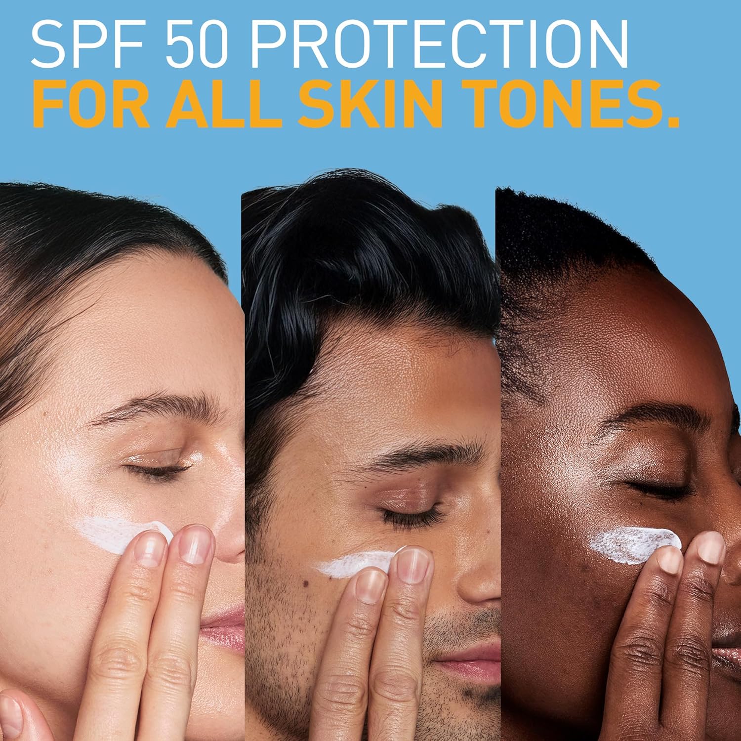 CeraVe AM Facial Moisturizing Lotion SPF 50, Hyaluronic Acid, Niacinamide & Ceramides