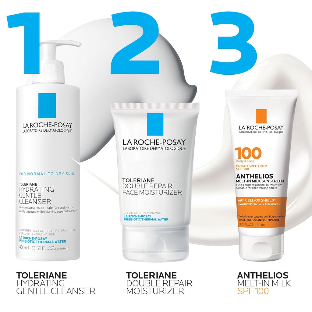 La Roche-Posay Anthelios Melt-In Milk Sunscreen SPF 100, Sunscreen For Body & Face, Broad Spectrum