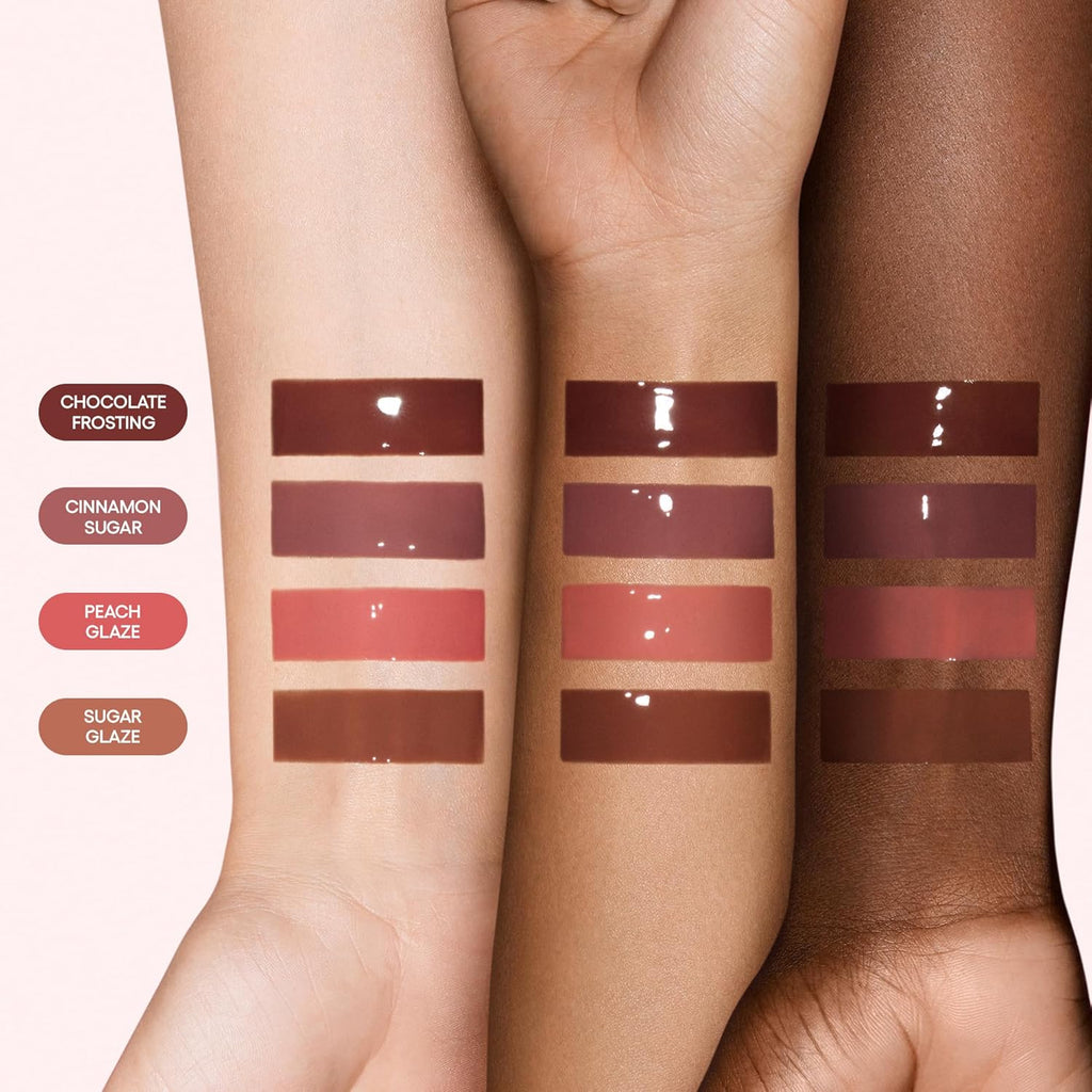 LANEIGE Glaze Craze Tinted Lip Serum, Cinnamon Sugar: Hydrating for Glossy, Nourished Lips, Plumping