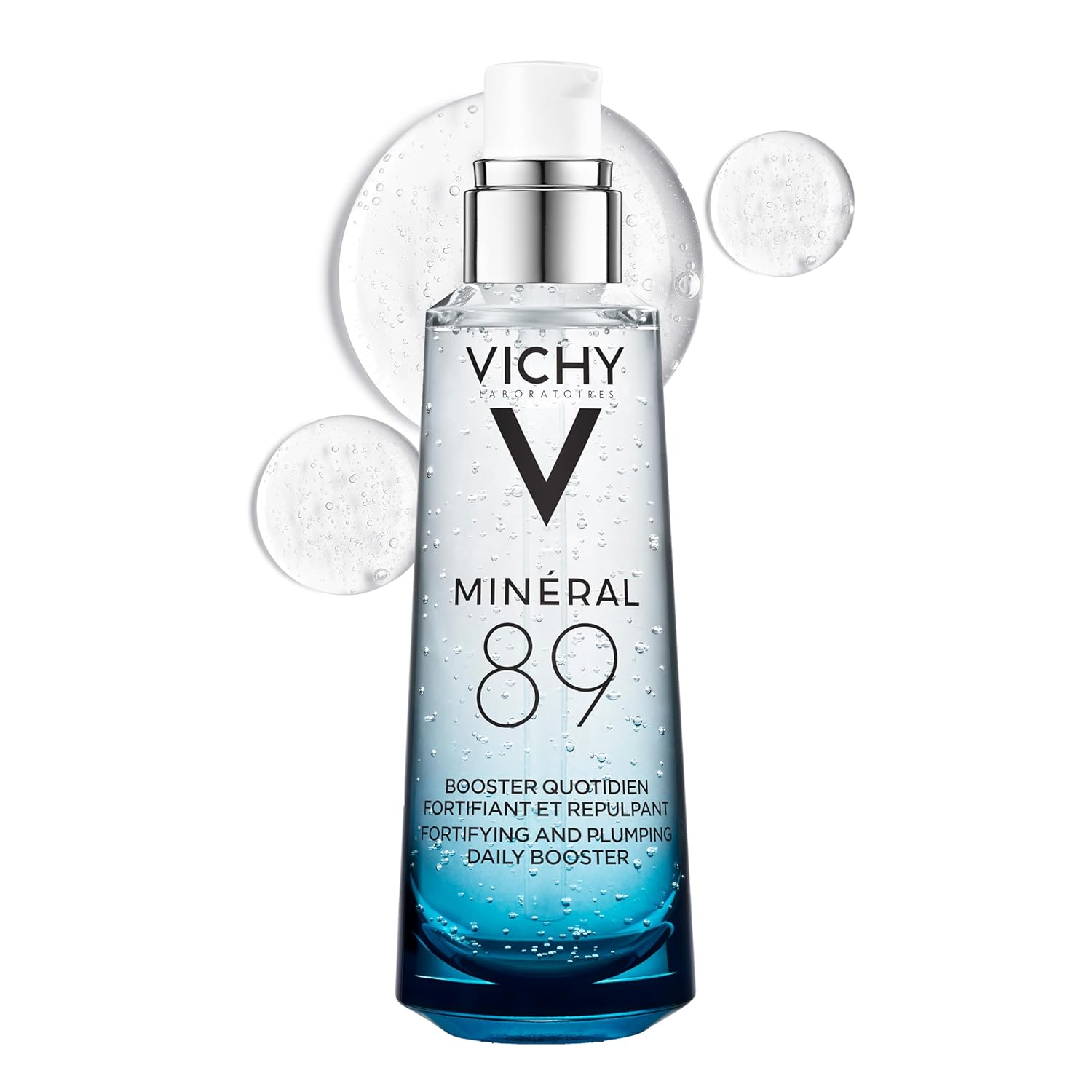 Vichy Mineral 89 Fortifying & Hydrating Daily Skin Booster, Pure Hyaluronic Acid Serum For Face