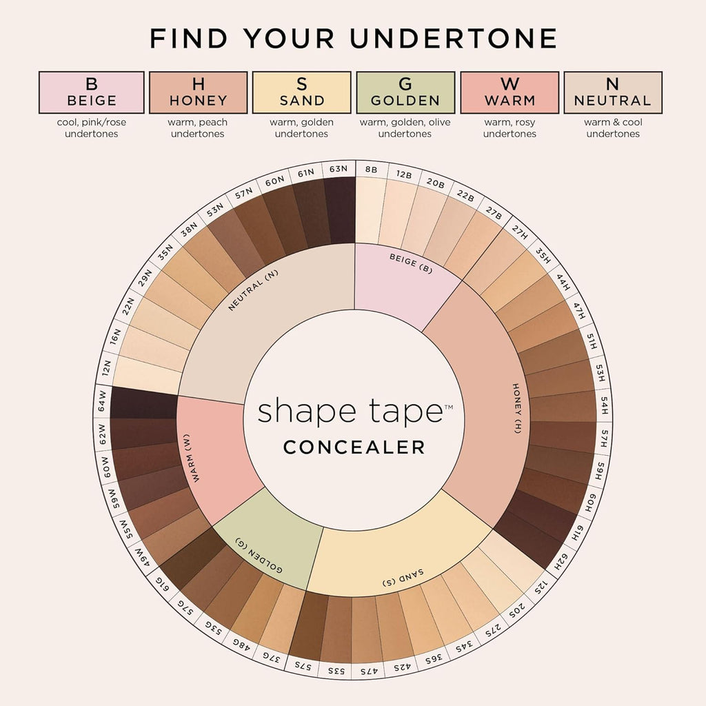 tarte shape tape full-coverage concealer, Matte Finish, Longwear, Dermatologist-Tested, Vegan