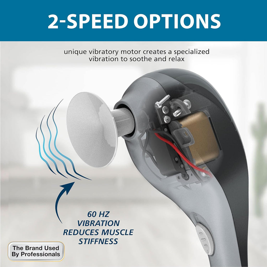 Wahl All Body Corded Light Soothing Vibratory Massager, 4 Attachments - Gentle Relief -Massage Tools