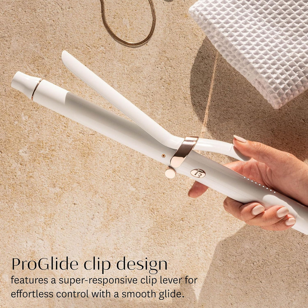 T3 SinglePass Curl X Extra-Long Barrel Curling Iron with 9 Heat Settings and Ceramic Barrel for Fast