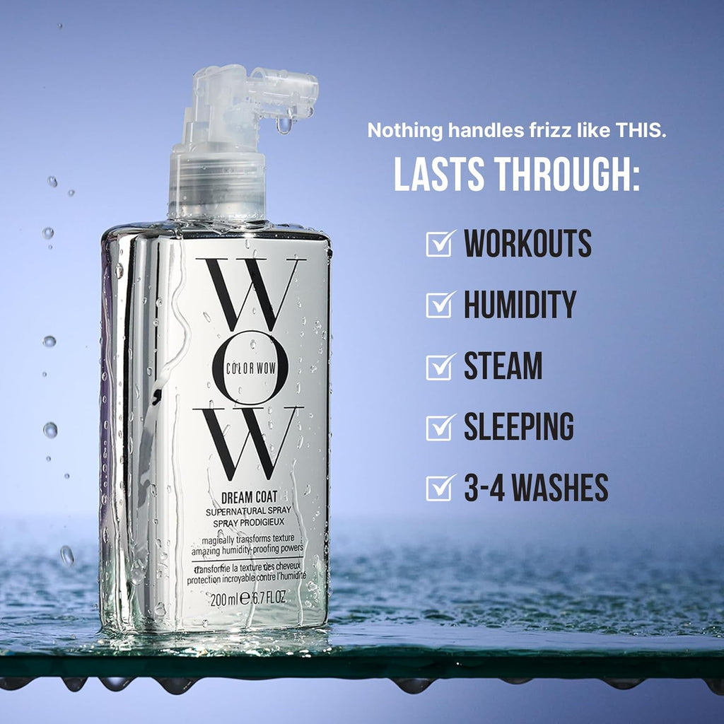 COLOR WOW Dream Coat Supernatural Spray, 6.7 Fl Oz – Keep Hair Frizz-Free and Shiny, Anti-Humidity