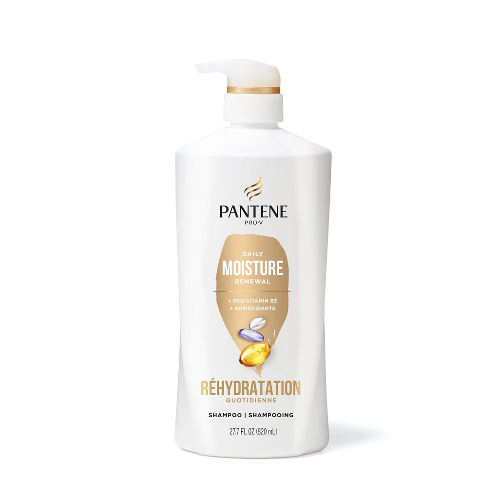 Pantene Shampoo & Conditioner Set, Daily Moisture Renewal - Pro-V Nutrients, +Miracle Rescue Shot