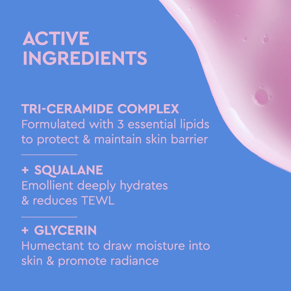 BYOMA Hydrating Serum - Moisturizing Facial Serum with Squalane, Glycerin &Ceramides, Hydrating Glow