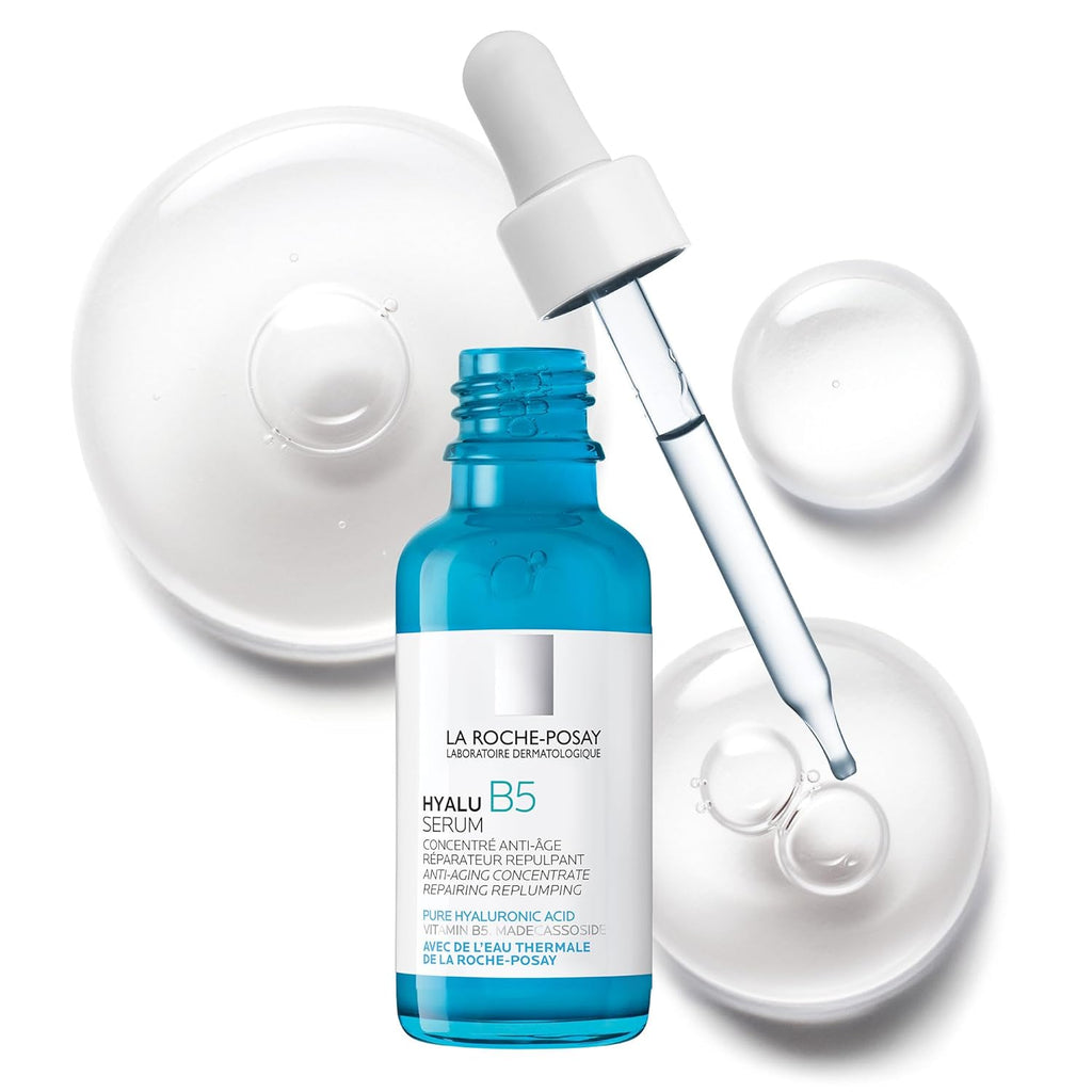 La Roche-Posay Hyalu B5 Pure Hyaluronic Acid Serum for Face,Vitamin B5+Hyaluronic Acid+Madecassoside