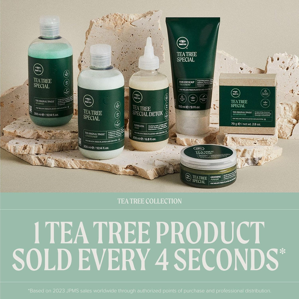 Tea Tree Special Shampoo, Deep Cleans, Refreshes Scalp, All Hair Types, Especially Oily, 10.14 fl oz