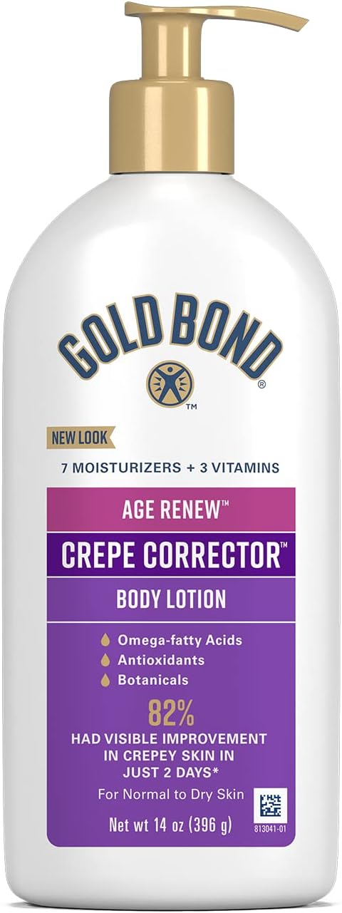 Gold Bond Age Renew Crepe Corrector Body & Face Lotion, Replenishing & Smoothing Formula, 14 oz.