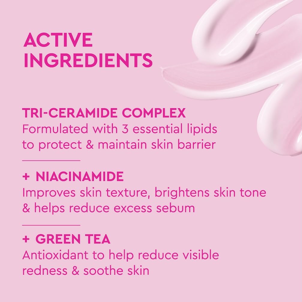BYOMA Moisturizing Gel Cream - Barrier Repair Face Lotion with Niacinamide and Green Tea - Ceramide