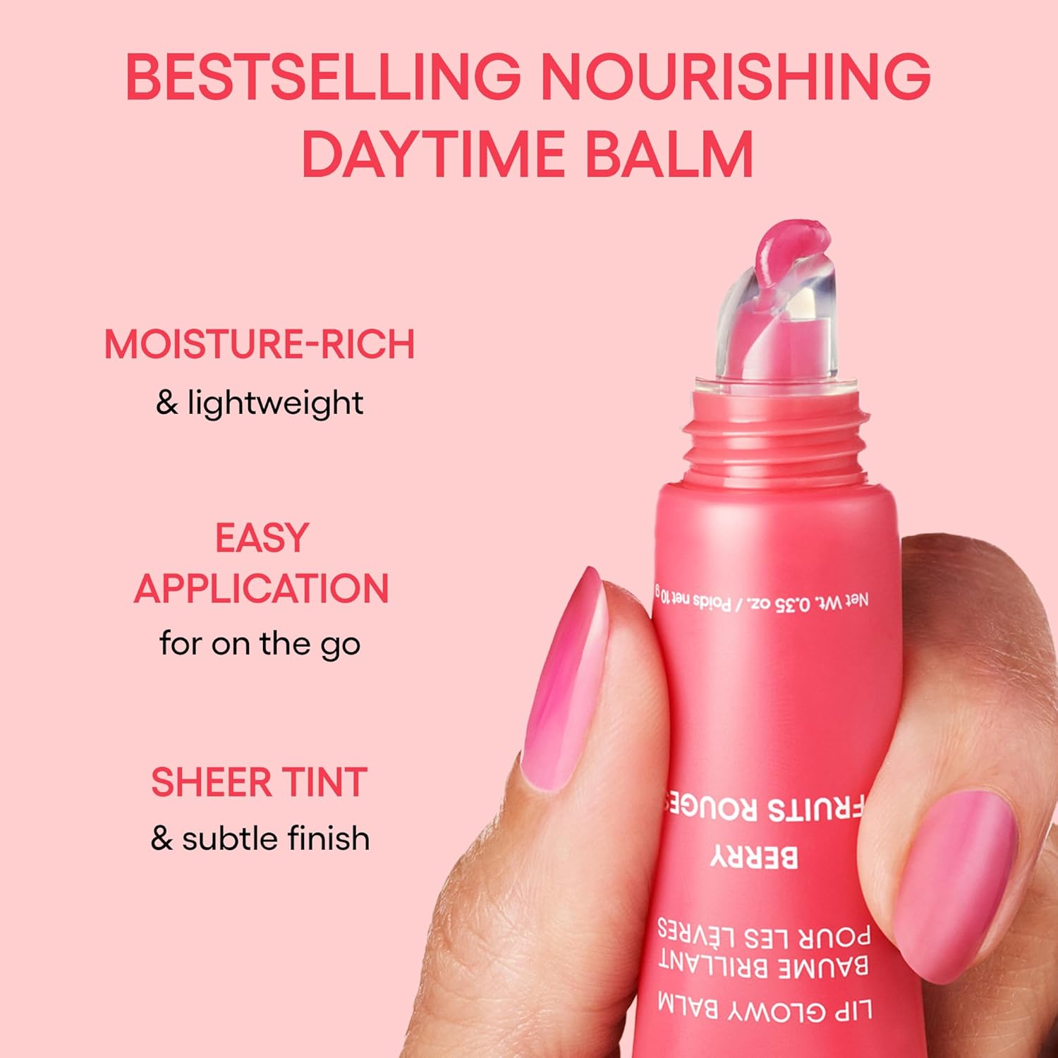 LANEIGE Lip Glowy Balm: Sheer Tinted Lip Moisturizer, Shea Butter, for Hydrating Shine & Soft Lips