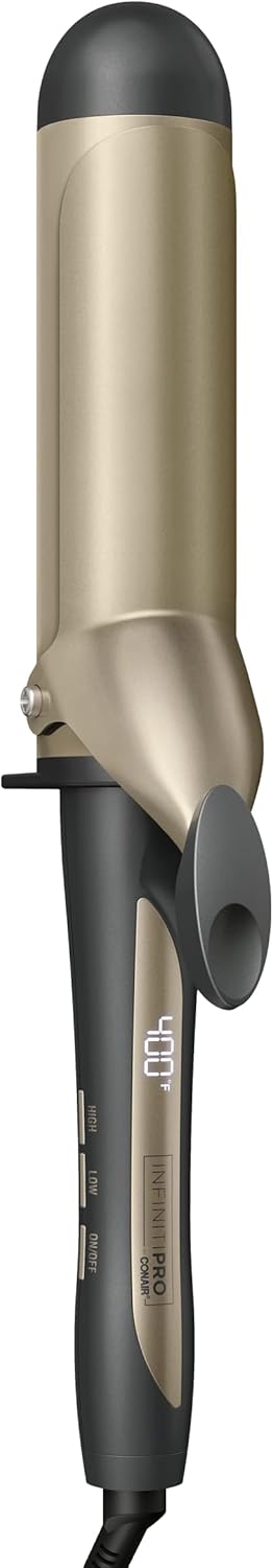 INFINITIPRO BY CONAIR 1 3/4-inch Curling Iron, 1 3/4 inch barrel produces voluminous curls – CD1009