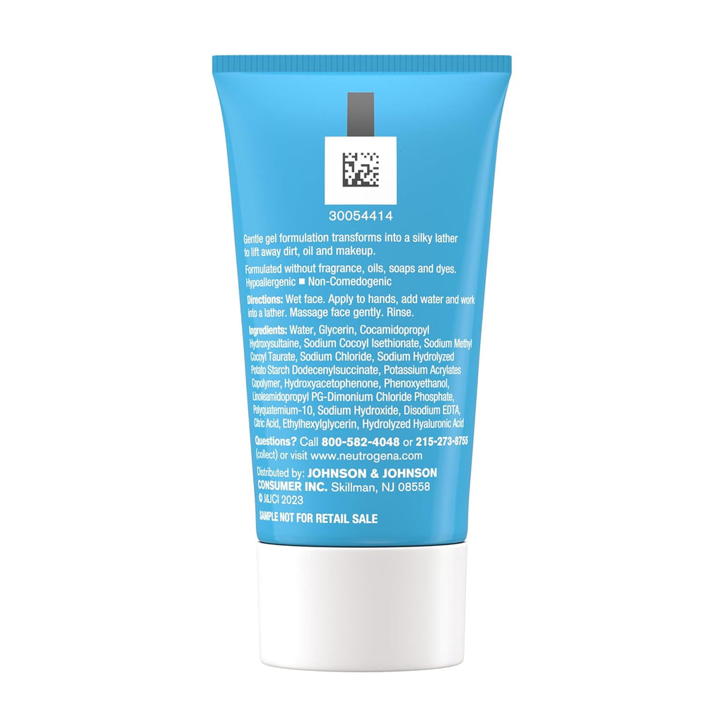 Neutrogena Hydro Boost Skincare Set, Hydro Boost Fragrance Free Gel Cream Face Moisturizer+ Cleanser