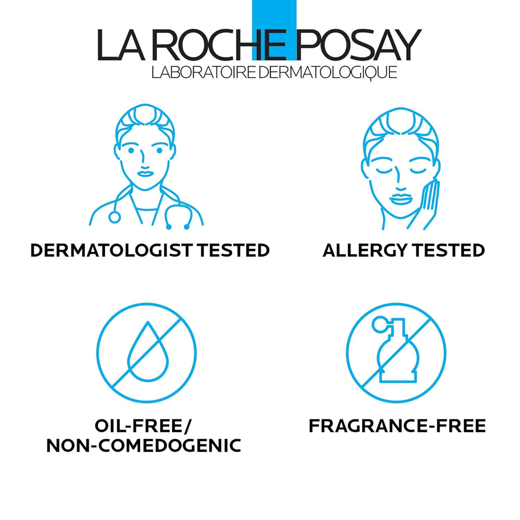 La Roche-Posay Toleriane Hydrating Gentle Facial Cleanser, Daily with Niacinamide and Ceramides