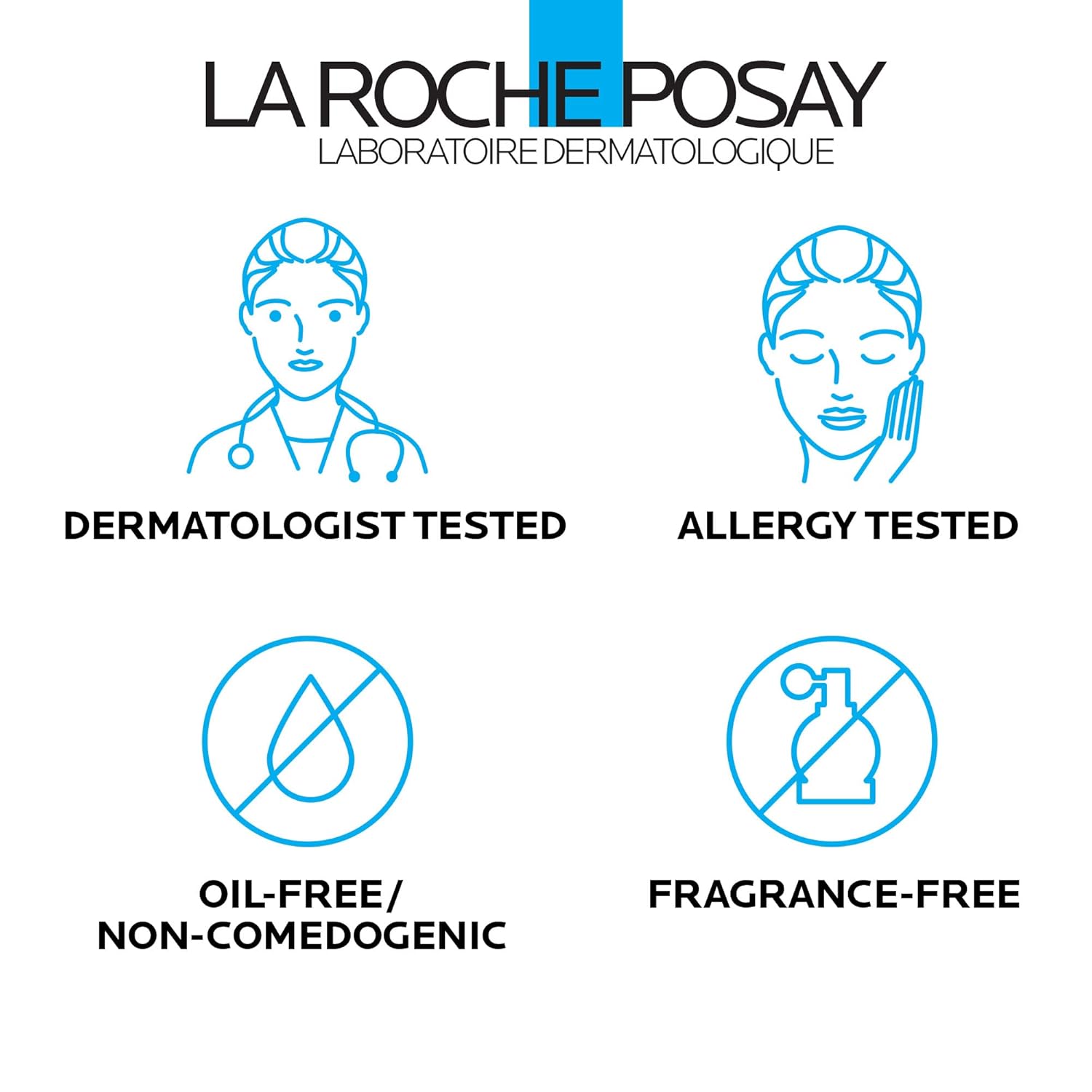La Roche-Posay Toleriane Hydrating Gentle Facial Cleanser, Daily with Niacinamide and Ceramides