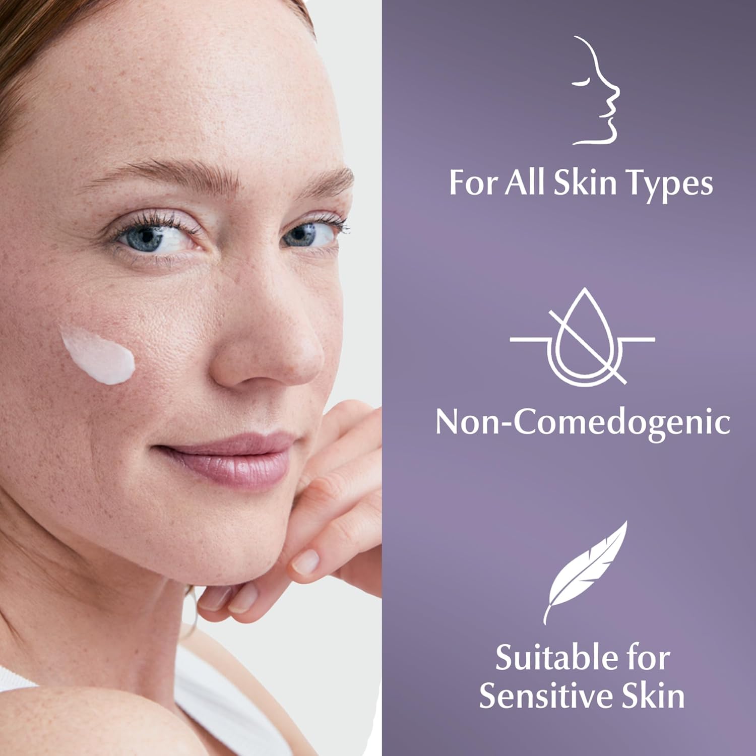 Eucerin Skin Balance Day Cream, Sensitive Skin Face Moisturizer Enriched with Tri-Balance Complex