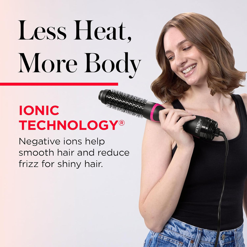 REVLON One-Step Hair Dryer & Styler - Root Booster Round Brush for Fast and Easy Blow-Out (1-1/2 in)