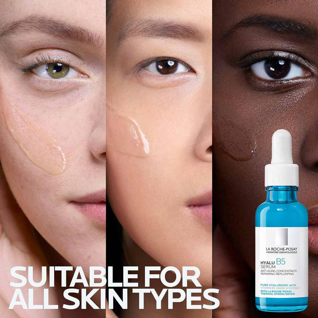 La Roche-Posay Hyalu B5 Pure Hyaluronic Acid Serum for Face,Vitamin B5+Hyaluronic Acid+Madecassoside