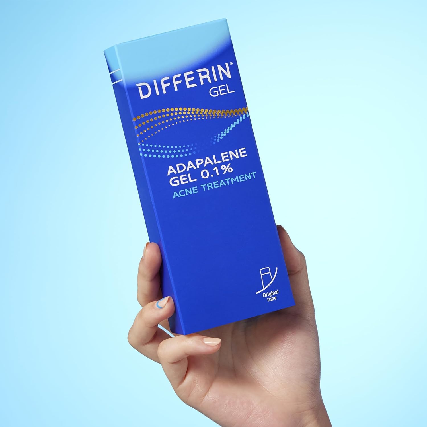 Differin Acne Treatment Gel, 60 Day Supply, Retinoid Treatment for Face with 0.1% Adapalene, Gentle