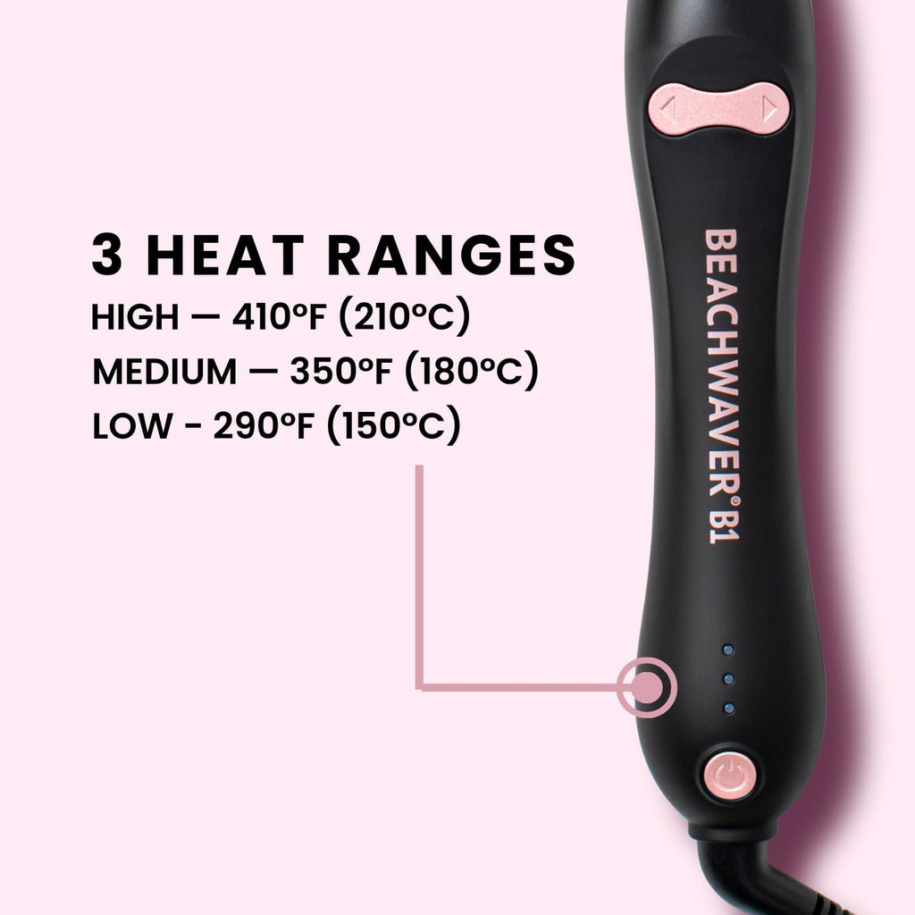 The Beachwaver Co. B1 Rotating Curling Iron - Automatic 1" Ceramic Curling Iron - Easy-to-Use