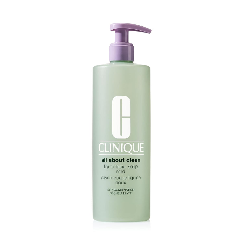 Clinique 3-Step All About Clean Liquid Gentle Facial Cleanser Soap For Dry Combination Skin | Type 2