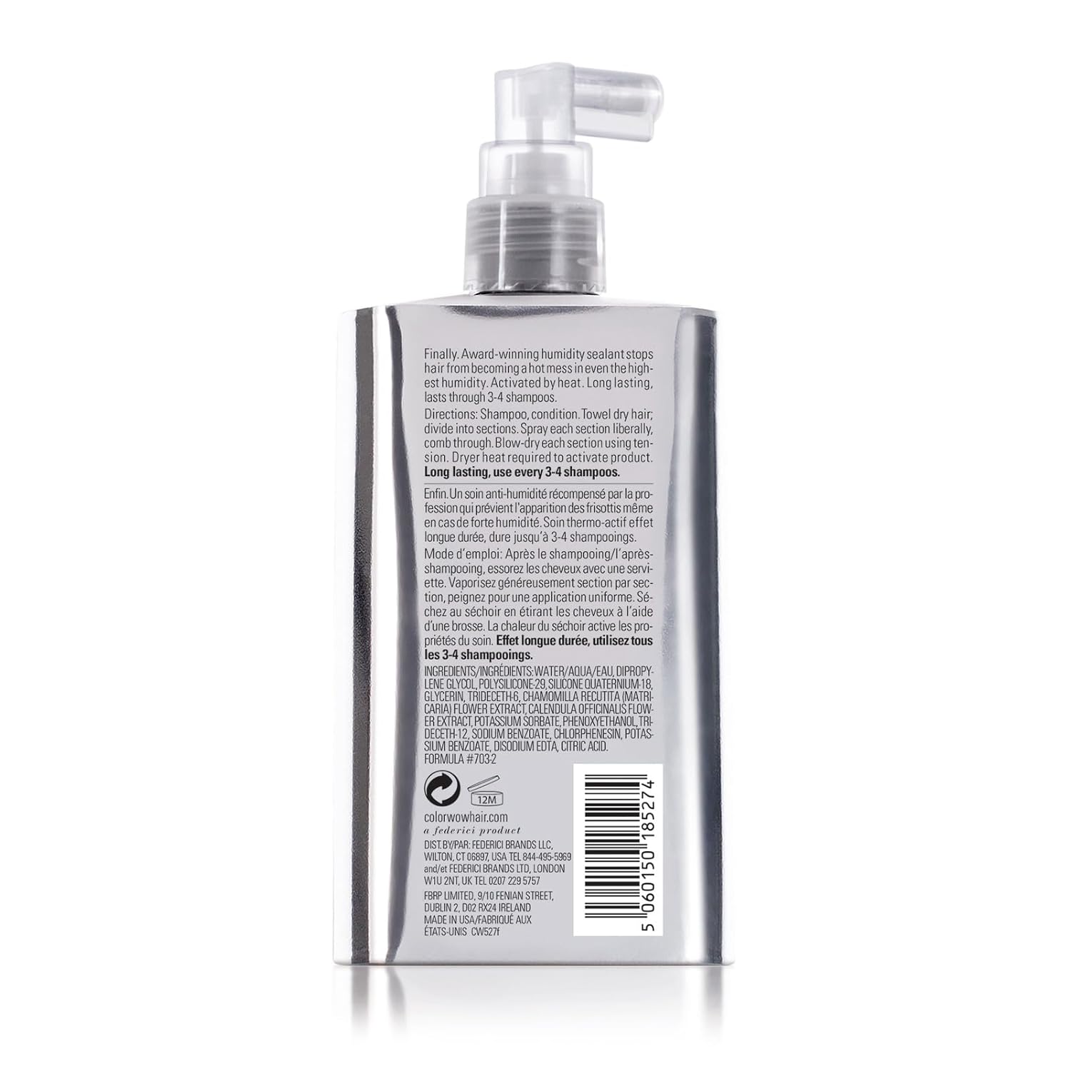 COLOR WOW Dream Coat Supernatural Spray, 6.7 Fl Oz – Keep Hair Frizz-Free and Shiny, Anti-Humidity