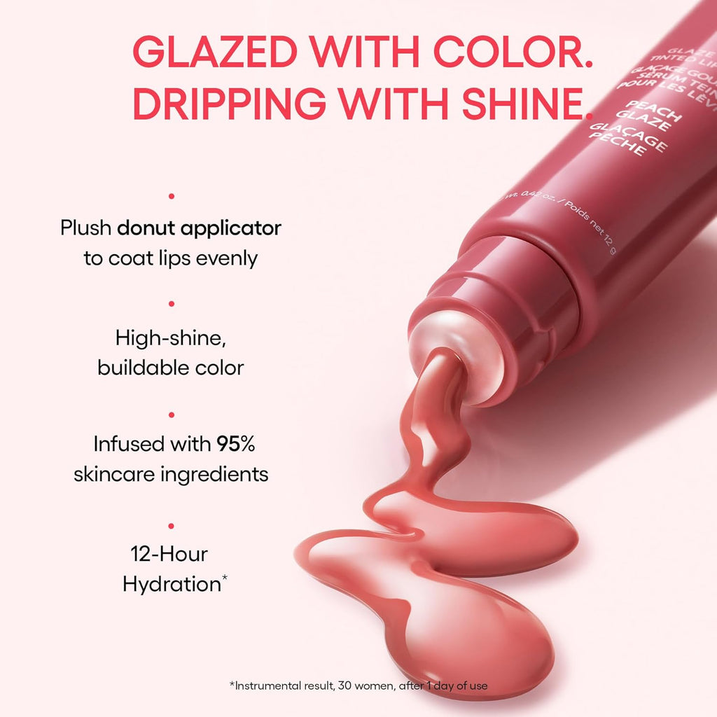 LANEIGE Glaze Craze Tinted Lip Serum, Cinnamon Sugar: Hydrating for Glossy, Nourished Lips, Plumping