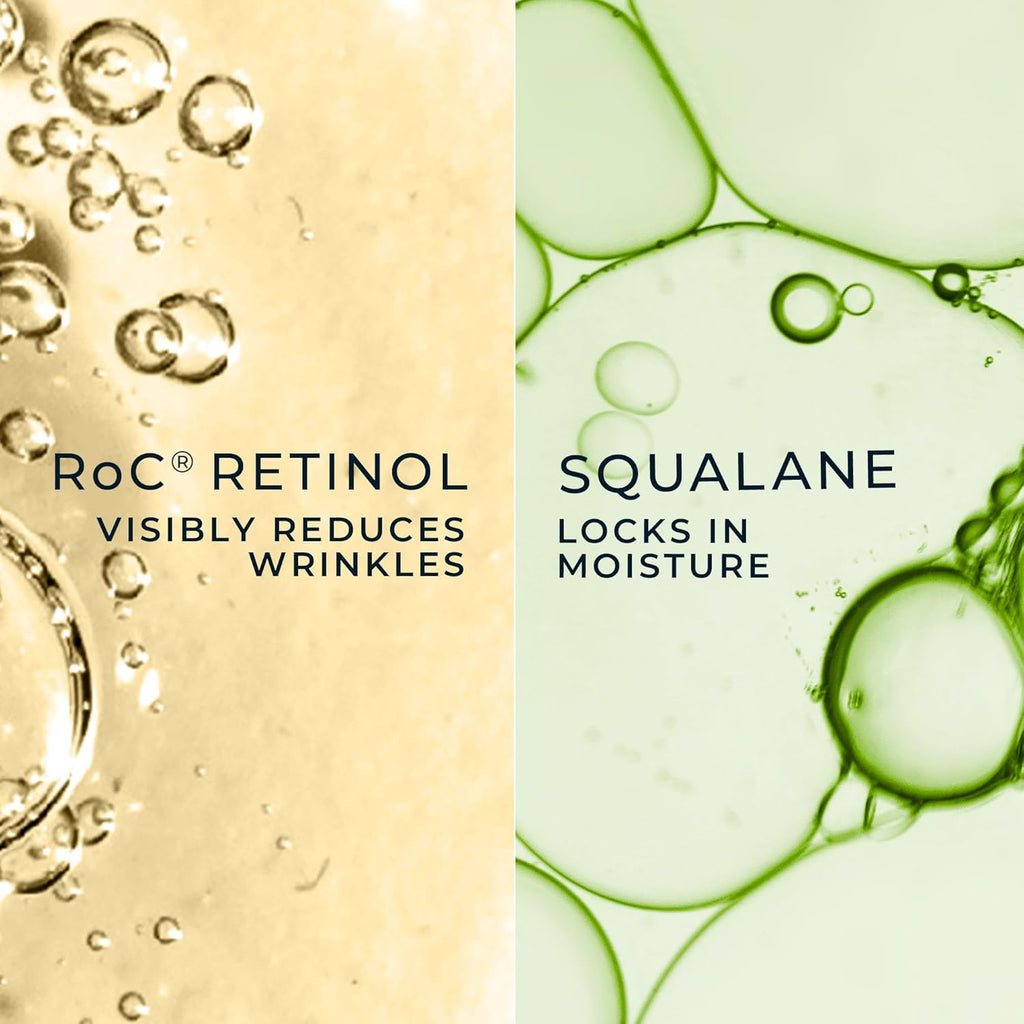 RoC Retinol Correxion Deep Wrinkle Anti-Aging Night Cream | Shea Butter, Glycolic Acid, Squalene
